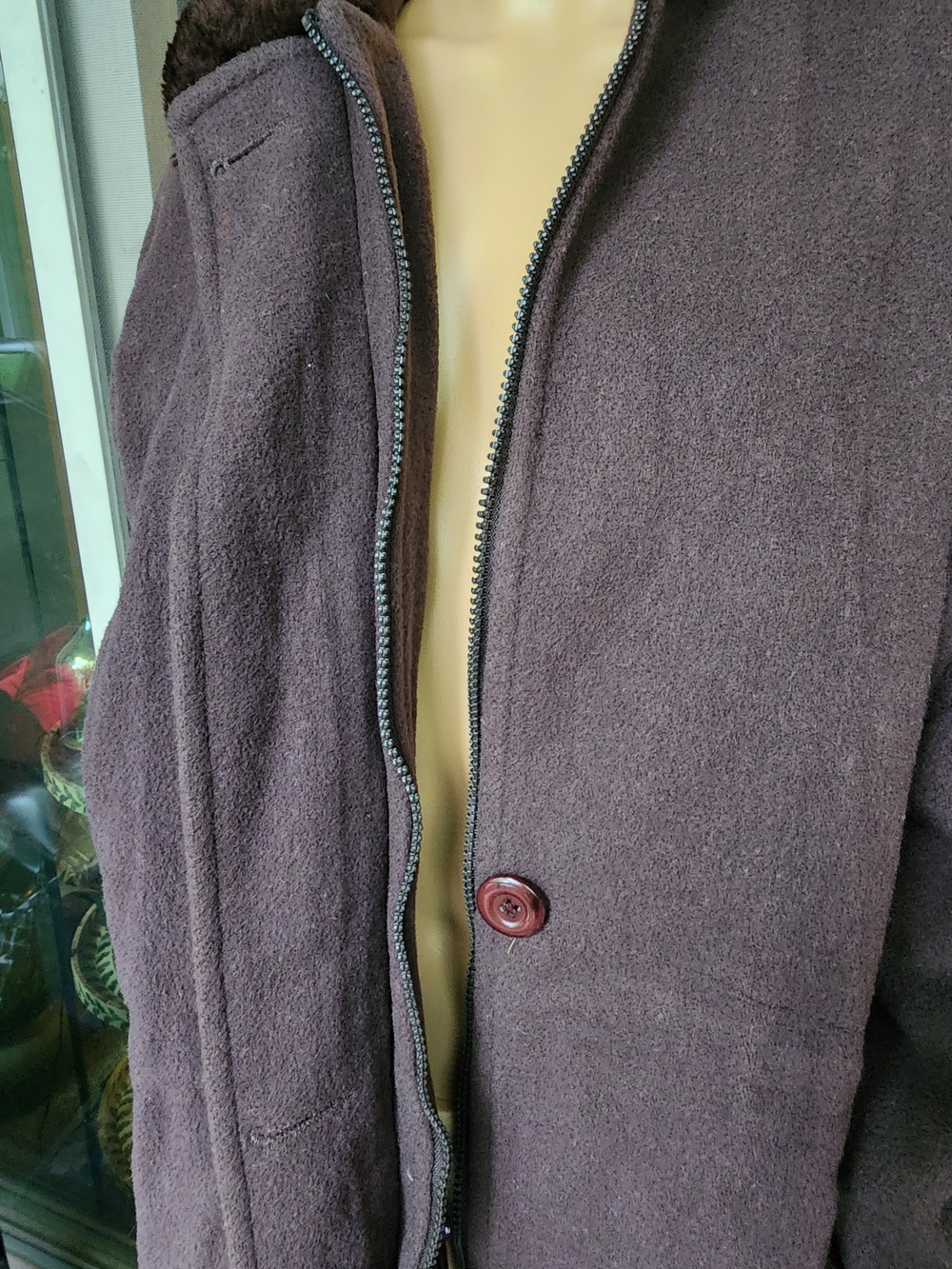 Larry Levine Women's Dark Brown Pea Coat